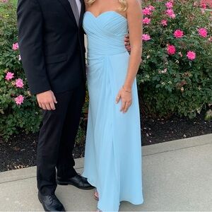 Blue bridesmaid dress🤍